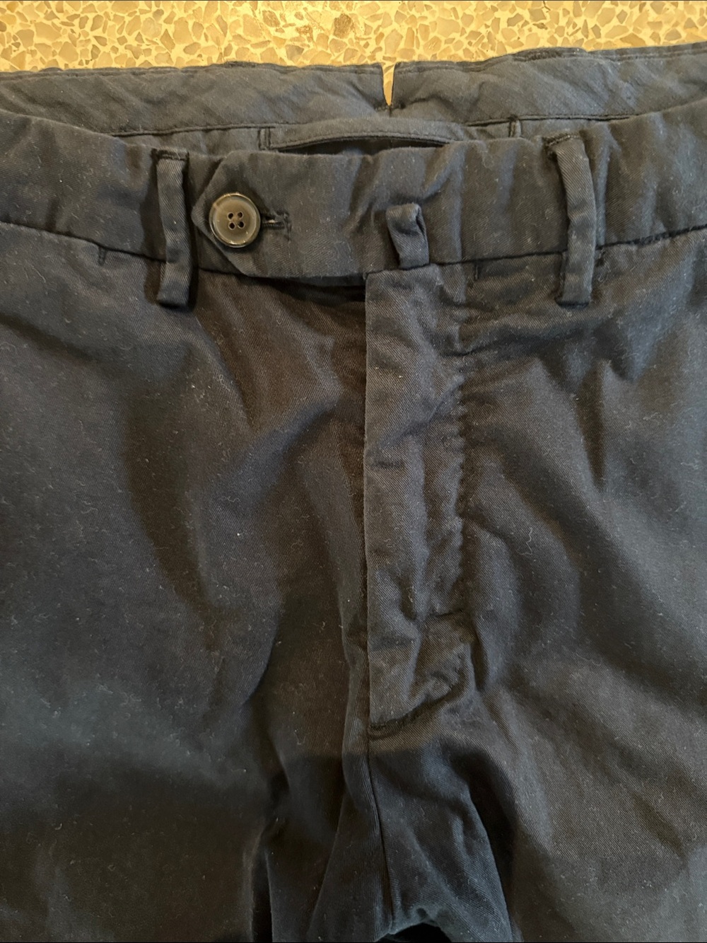 Suit Supply Men's Navy Chino Pants Cotton Stretch euro 48 US 32